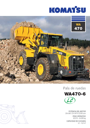 Wielladers Komatsu WA470-6