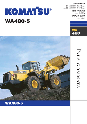 Wielladers Komatsu WA480-5