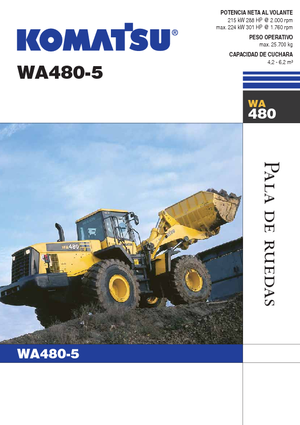Wielladers Komatsu WA480-5