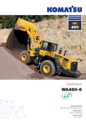 Wielladers Komatsu WA480-6