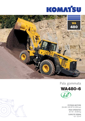 Wielladers Komatsu WA480-6