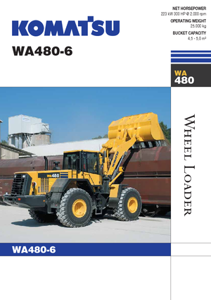 Wielladers Komatsu WA480-6