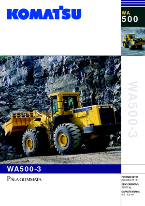 Wielladers Komatsu WA500-3