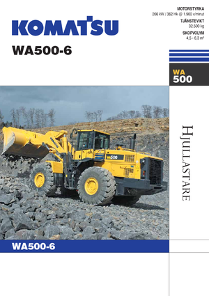 Wielladers Komatsu WA500-6