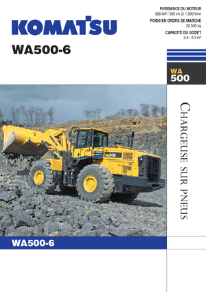 Wielladers Komatsu WA500-6