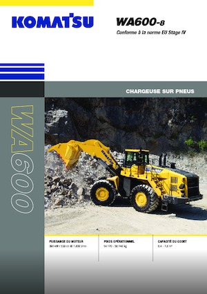 Wielladers Komatsu WA600-8E0