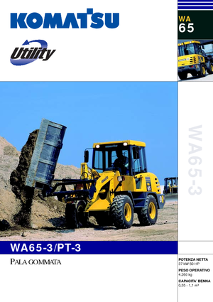 Wielladers Komatsu WA65-3