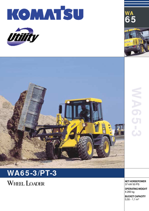 Wielladers Komatsu WA65-3