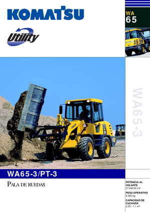 Wielladers Komatsu WA65-3