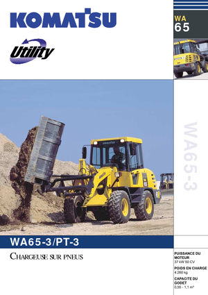 Wielladers Komatsu WA65-3
