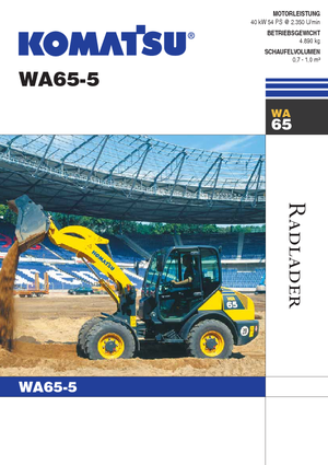 Wielladers Komatsu WA65-5