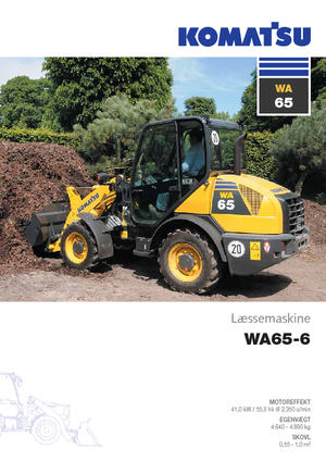 Wielladers Komatsu WA65-6