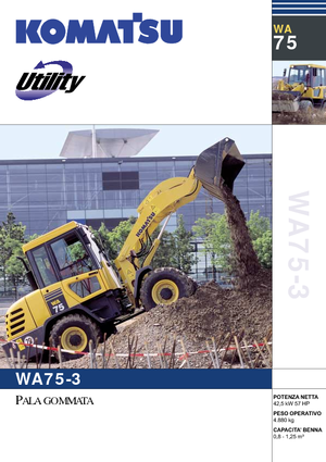 Wielladers Komatsu WA75-3 Fleet