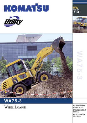 Wielladers Komatsu WA75-3 Fleet