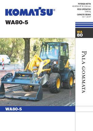 Wielladers Komatsu WA80-5