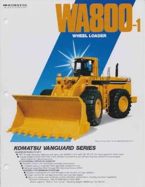 Wielladers Komatsu WA 800-1