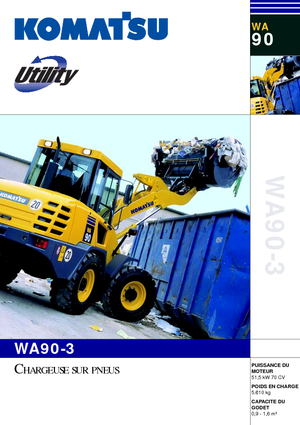 Wielladers Komatsu WA90-3
