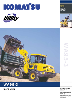 Wielladers Komatsu WA90-3