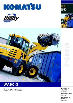 Wielladers Komatsu WA90-3