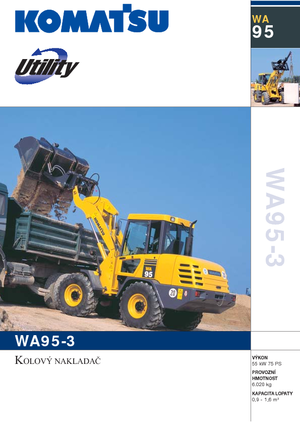 Wielladers Komatsu WA95-3