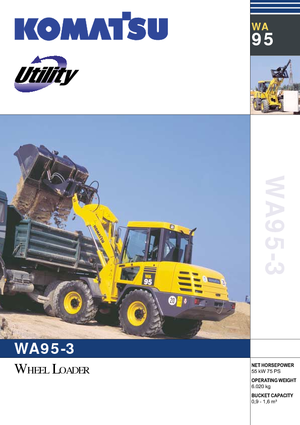 Wielladers Komatsu WA95-3