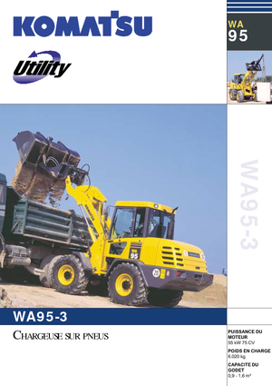 Wielladers Komatsu WA95-3