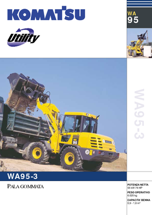 Wielladers Komatsu WA95-3
