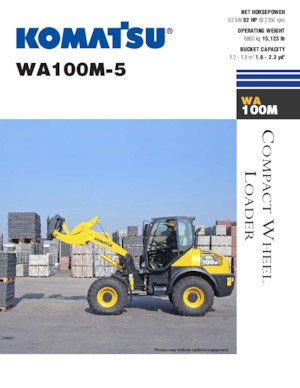 Wielladers Komatsu WA100M-5