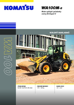 Wielladers Komatsu WA100M-8E0