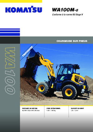 Wielladers Komatsu WA100M-8E0