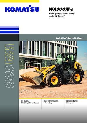 Wielladers Komatsu WA100M-8E0
