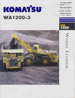 Wielladers Komatsu WA1200-3
