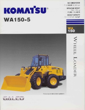Wielladers Komatsu WA150-5