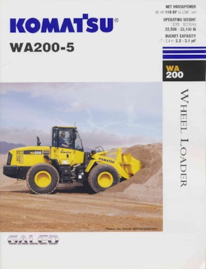 Wielladers Komatsu WA200-5