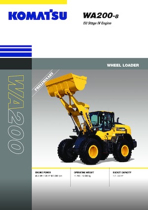 Wielladers Komatsu WA200-8E0