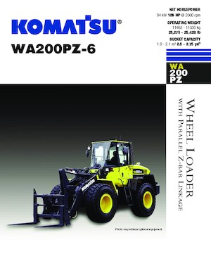 Wielladers Komatsu WA200PZ-6