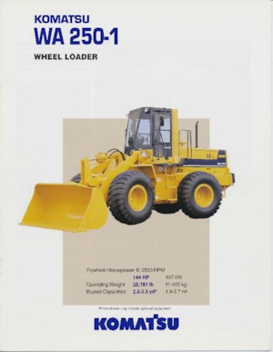 Wielladers Komatsu WA250-1