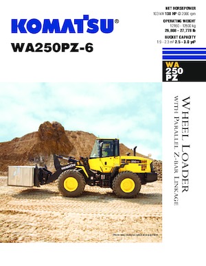 Wielladers Komatsu WA250PZ-6