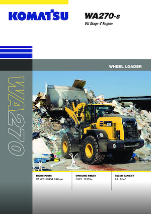 Wielladers Komatsu WA270-8E0