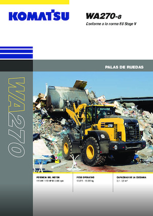 Wielladers Komatsu WA270-8E0