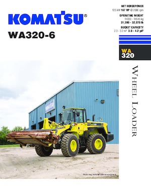 Wielladers Komatsu WA320-6