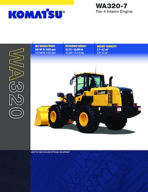 Wielladers Komatsu WA320-7