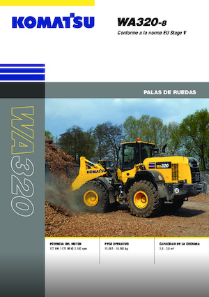 Wielladers Komatsu WA320-8E0