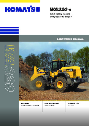 Wielladers Komatsu WA320-8E0