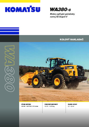 Wielladers Komatsu WA380-8E0