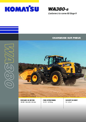Wielladers Komatsu WA380-8E0