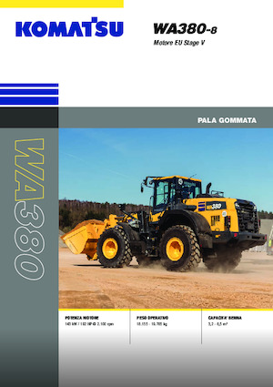 Wielladers Komatsu WA380-8E0