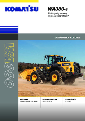 Wielladers Komatsu WA380-8E0