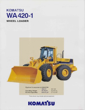 Wielladers Komatsu WA420-1