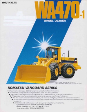 Wielladers Komatsu WA470-1